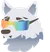 Wolf with sunglasses avatar